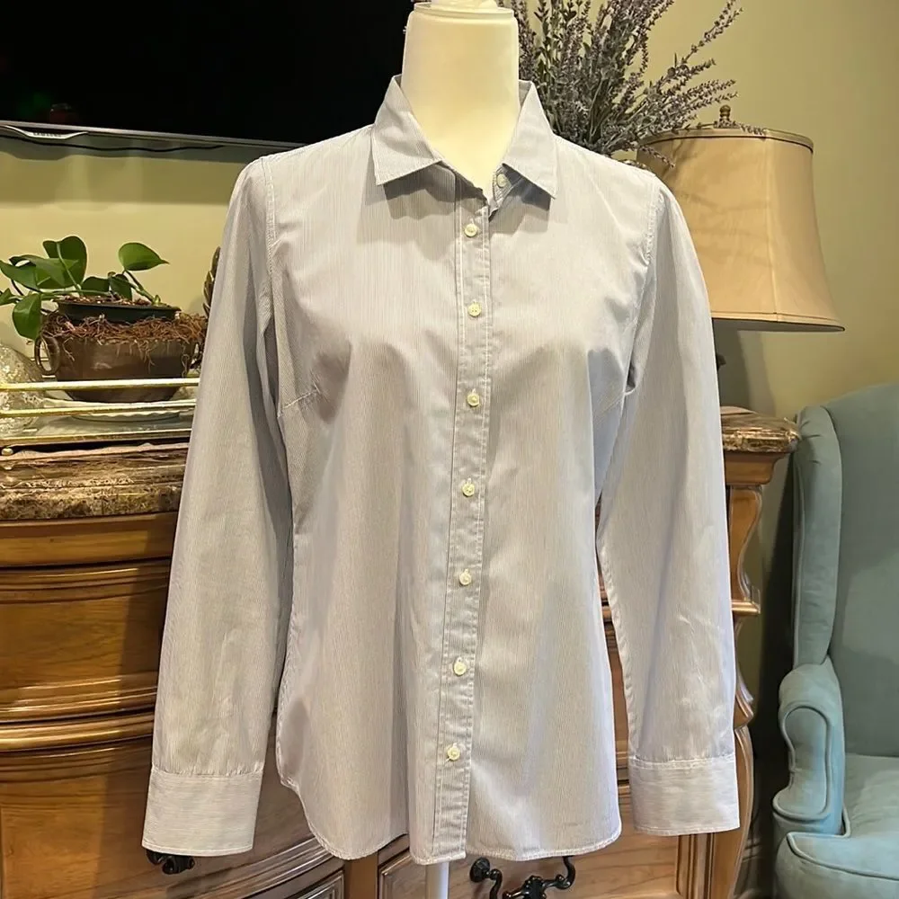 J Crew Haberdashery Fitted Shirt Medium NWOT
